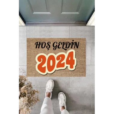 Kapı Önü Paspası Yeni Yıl Konsepti Dijital Baskı PY-175111126