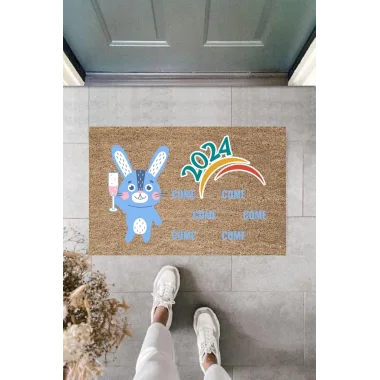 Kapı Önü Paspası Yeni Yıl Konsepti Dijital Baskı PY-175111129