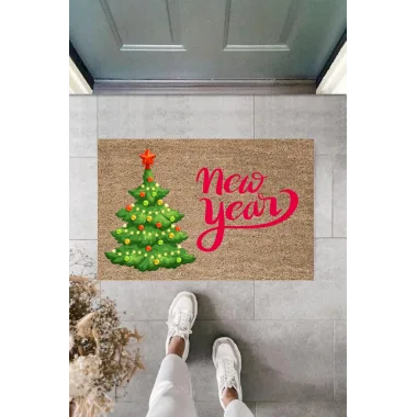 Kapı Önü Paspası Yeni Yıl Konsepti Dijital Baskı PY-175111131