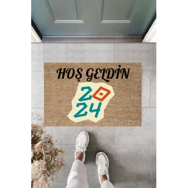 Kapı Önü Paspası Yeni Yıl Konsepti Dijital Baskı PY-175111133