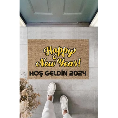 Kapı Önü Paspası Yeni Yıl Konsepti Dijital Baskı PY-175111134