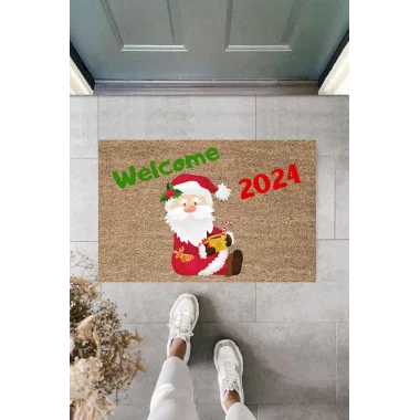 Kapı Önü Paspası Yeni Yıl Konsepti Dijital Baskı PY-175111147