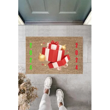 Kapı Önü Paspası Yeni Yıl Konsepti Dijital Baskı PY-175111150