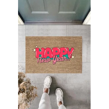 Kapı Önü Paspası Yeni Yıl Konsepti Dijital Baskı PY-175111151