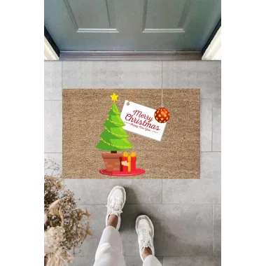 Kapı Önü Paspası Yeni Yıl Konsepti Dijital Baskı PY-175111170