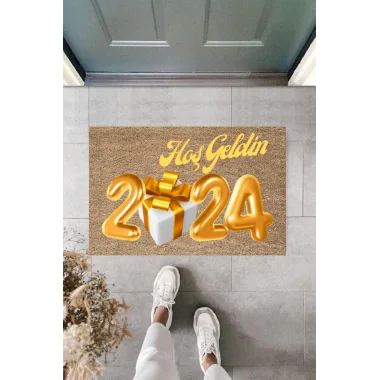 Kapı Önü Paspası Yeni Yıl Konsepti Dijital Baskı PY-175111184
