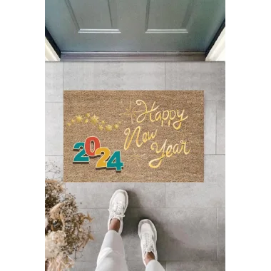 Kapı Önü Paspası Yeni Yıl Konsepti Dijital Baskı PY-175111191