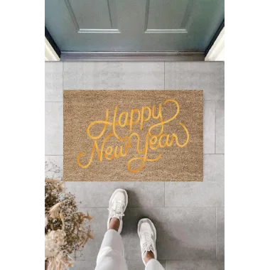 Kapı Önü Paspası Yeni Yıl Konsepti Dijital Baskı PY-175111196