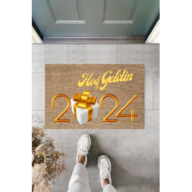 Kapı Önü Paspası Yeni Yıl Konsepti Dijital Baskı PY-175111201