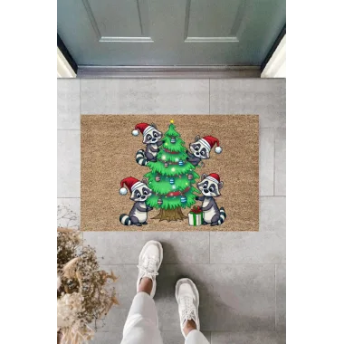 Kapı Önü Paspası Yeni Yıl Konsepti Dijital Baskı PY-175111203