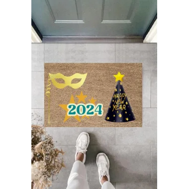 Kapı Önü Paspası Yeni Yıl Konsepti Dijital Baskı PY-175111208