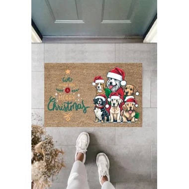 Kapı Önü Paspası Yeni Yıl Konsepti Dijital Baskı PY-175111211