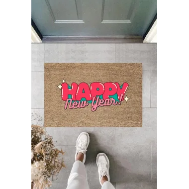 Kapı Önü Paspası Yeni Yıl Konsepti Dijital Baskı PY-175111213