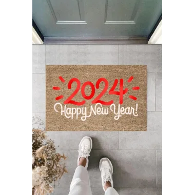 Kapı Önü Paspası Yeni Yıl Konsepti Dijital Baskı PY-175111214