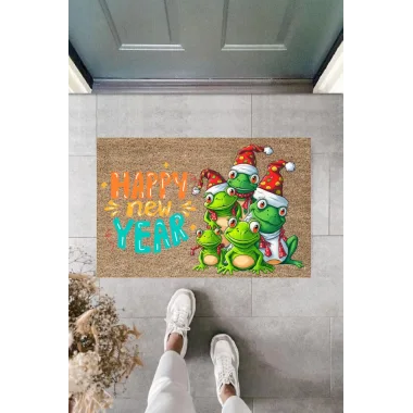 Kapı Önü Paspası Yeni Yıl Konsepti Dijital Baskı PY-175111216