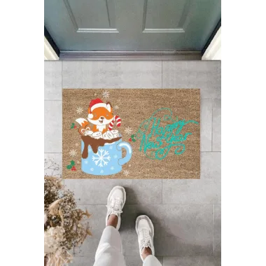 Kapı Önü Paspası Yeni Yıl Konsepti Dijital Baskı PY-175111225