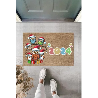 Kapı Önü Paspası Yeni Yıl Konsepti Dijital Baskı PY-175111237