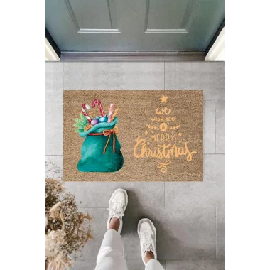 Kapı Önü Paspası Yeni Yıl Konsepti Dijital Baskı PY-175111246