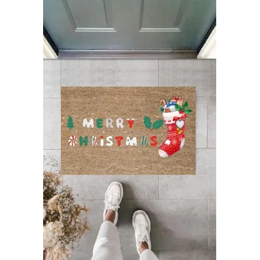 Kapı Önü Paspası Yeni Yıl Konsepti Dijital Baskı PY-175111247