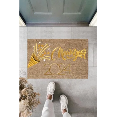 Kapı Önü Paspası Yeni Yıl Konsepti Dijital Baskı PY-175111248