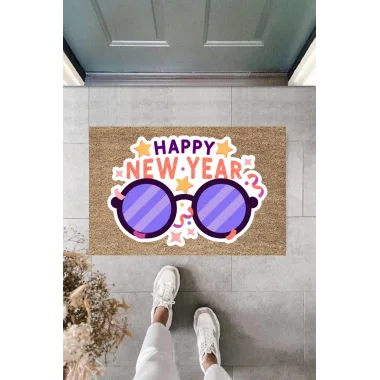 Kapı Önü Paspası Yeni Yıl Konsepti Dijital Baskı PY-175111249