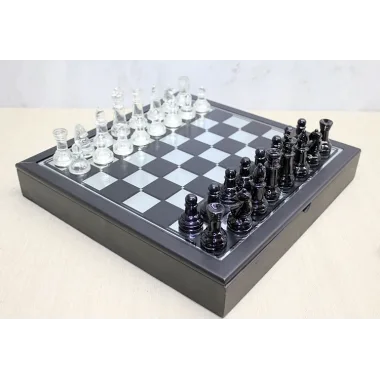 Kutulu Cam Satranç Seti Alk3531