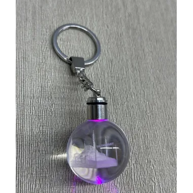 Ledli Sultanahmet Tasarımı Kristal Anahtarlık Alk3804