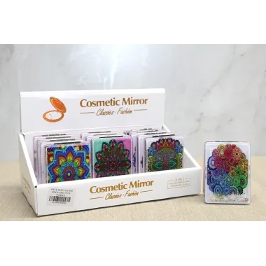 Mandala Desenli Hareketli Sulu El Aynası Alk4583