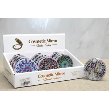 Mandala Desenli Hareketli Sulu El Aynası Alk4584