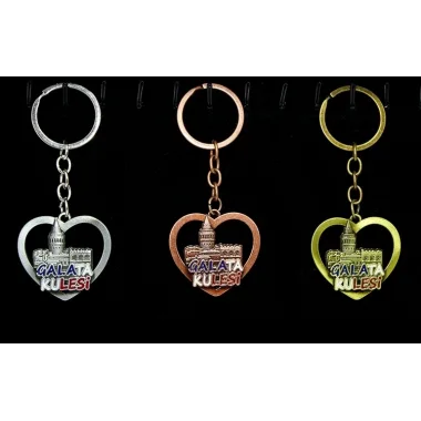 Metal Galata Kulesi Anahtarlık Alk2209