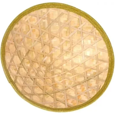 Naturel Renk Cambodia Kamboçyalı Vietnam Şapkası Pvc Hasır