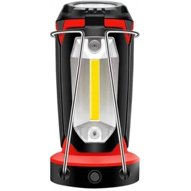 P-8801 Şarjlı Katlanabilir 3xcob Led+ 3w Led Çok Fonksiyonlu Kamp Feneri