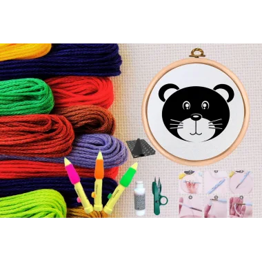 Punch Seti Nakış Seti Kasnaklı Kendin Yap Seti Seri 59