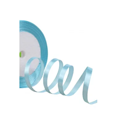 Saten Kurdele 1 cm 10 Metre Mint