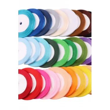 Saten Kurdele 2 cm 10 Metre Haki