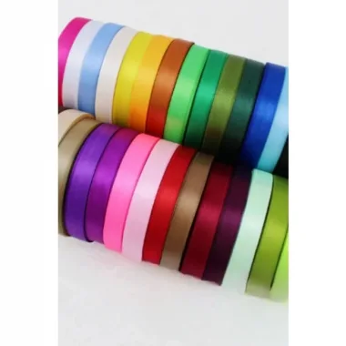 Saten Kurdele 6 Mm Şeker Pembe 2 Metre