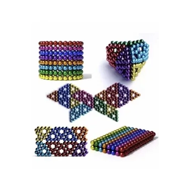 Sihirli Manyetik Toplar Dyum Mıknatıs Küp Bilye 216 Adet Cube Küp Dymium