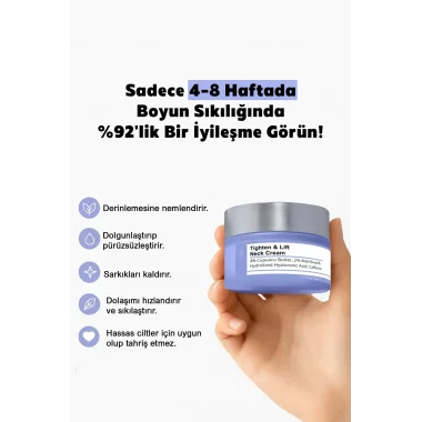 Sıkılaştırıcı Boyun Kremi 50ml | Lifting & Nemlendirici Bakım