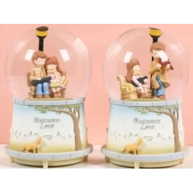 Sonbahar Sevgili Kar Küresi Büyük Boy