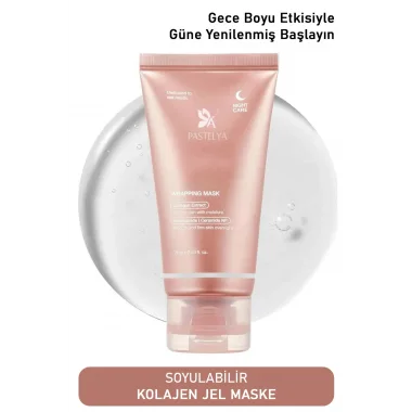 Soyulabilir Kolajen Jel Yüz Maskesi 75 Ml – Cam Gibi Parlak Cilt Maskesi