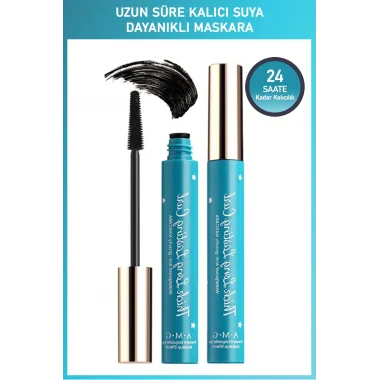 Suya Dayanıklı Kıvırıcı Maskara – Uzun Süre Kalıcı Siyah 10g