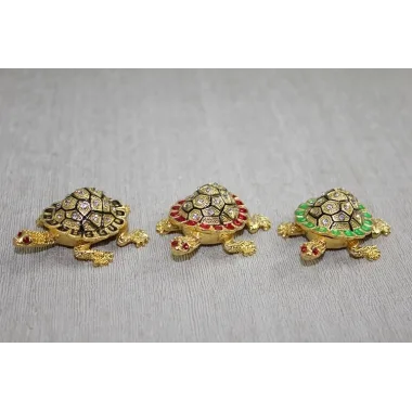 Swaroski Minik Kaplumbağa Figürü Alk3867