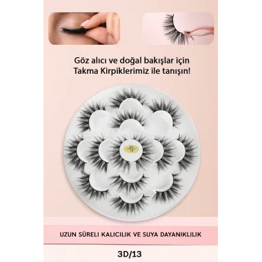 Takma Kirpik 3d Etkili – Günlük Ve Özel Günler İçin İdeal 3d13