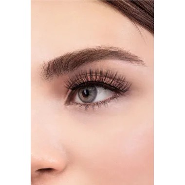 Takma Kirpik Doğal Kısadan Uzuna Orta Yoğunlukta Tekli 02