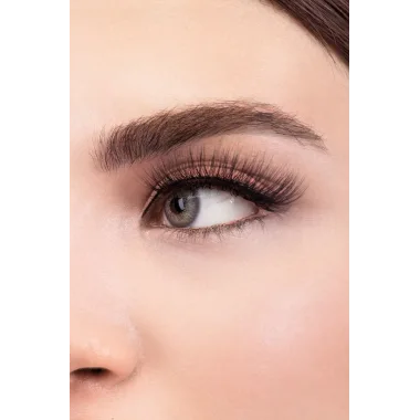 Takma Kirpik Doğal Kısadan Uzuna Orta Yoğunlukta Tekli 04