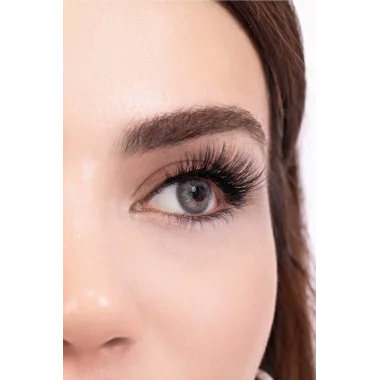 Takma Kirpik Doğal Kısadan Uzuna Orta Yoğunlukta Tekli 05