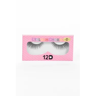 Takma Kirpik Doğal Kısadan Uzuna Orta Yoğunlukta Tekli 24