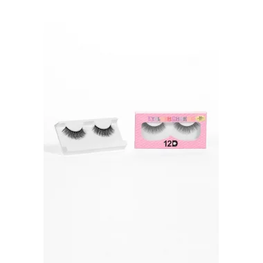 Takma Kirpik İpek Doğal Uzunlu Kısalı Orta Yoğunlukta Tekli 06