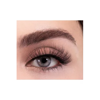 Takma Kirpik İpek Doğal Uzunlu Kısalı Orta Yoğunlukta Tekli 06