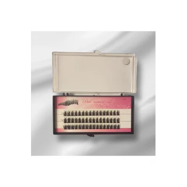 Tekli Kirpik Demet Takma Kirpik – Gerçek Kıl 10 Mm Nesura